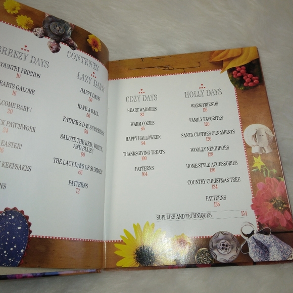 BOOK Scrap Saver's Country Stitchery by Sandra Lounsbury Foose - Picture 2 of 10